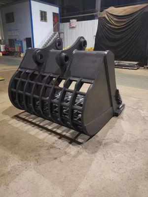 Disesuaikan Volvo Rock Digging Tilt Ditch Mud Bucket Excavator Cleaning Screen Skeleton Buckets
