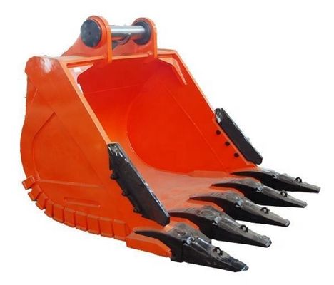 Bucket Penggalian Baja Kekuatan Tinggi Dengan Bolt Pada Genggaman Untuk Excavator Diperkuat