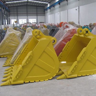 Bagian Excavator Heavy Duty Digging Bucket Diperkuat tepi pemotongan 1 Meter Kubik