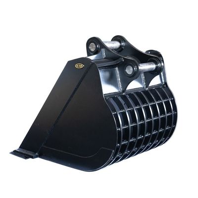 Custom Excavator Sieve Bucket Steel Digging Rock Sieve Bucket 1 Meter Kubik