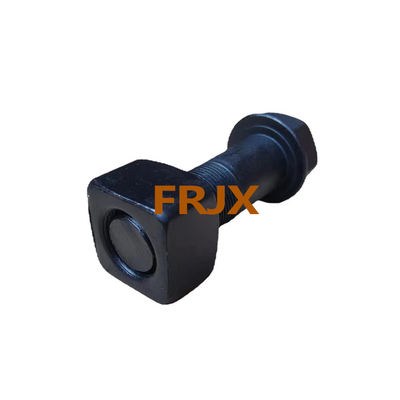 Bolts trek excavator ditempa dengan ZINC Plain Finish Hitam kanan arah benang tangan untuk ketahanan yang ditingkatkan
