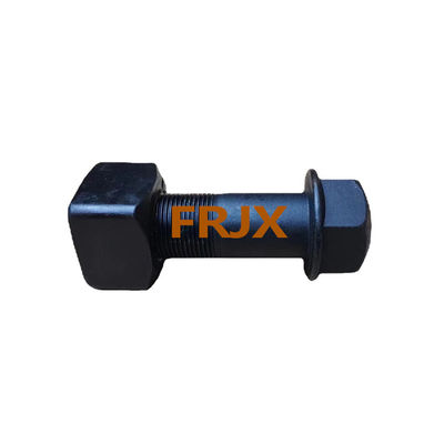 Bolts trek excavator ditempa dengan ZINC Plain Finish Hitam kanan arah benang tangan untuk ketahanan yang ditingkatkan