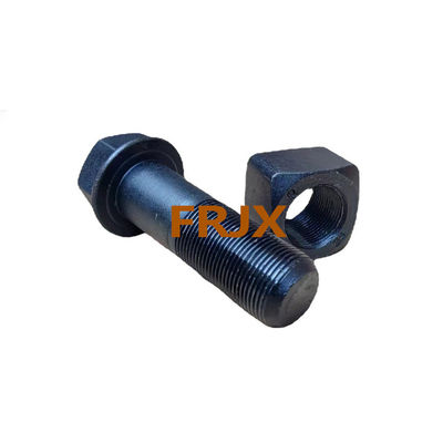 Bolts trek excavator ditempa dengan ZINC Plain Finish Hitam kanan arah benang tangan untuk ketahanan yang ditingkatkan