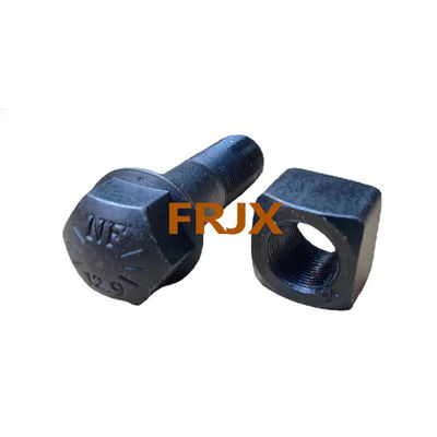 Kekuatan Cold Formed Bulldozer Track Bolts dengan Zinc Finish dan Forging Casting Technology