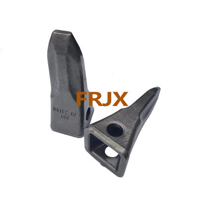 Precision Casting Excavator Bucket Teeth Hardness HRC 52-58 Kuning / Hitam