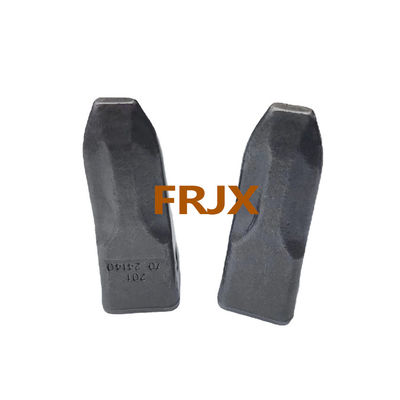 Precision Casting Excavator Bucket Teeth Hardness HRC 52-58 Kuning / Hitam